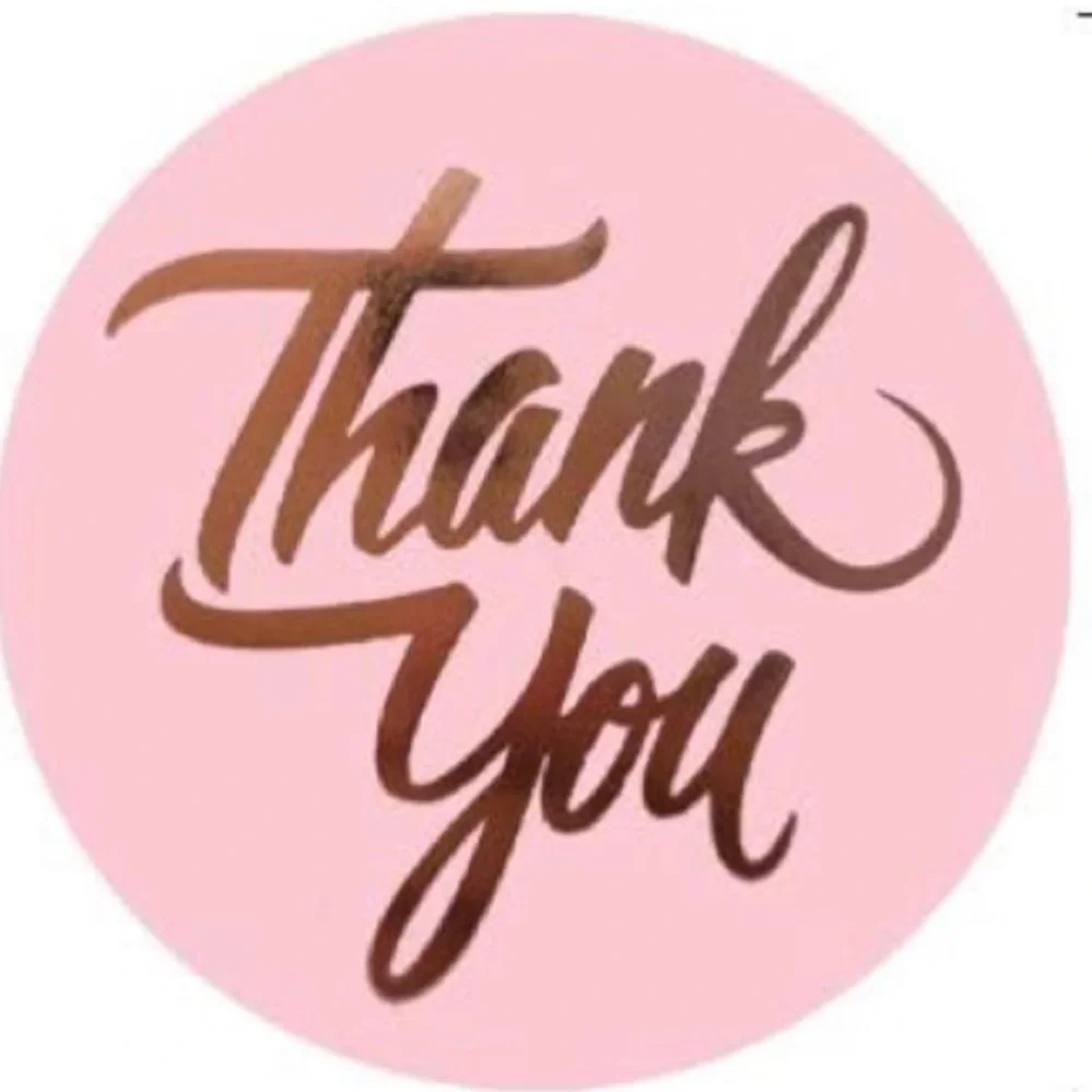 100 ~1.5” Thank You Boutique Stickers 🌟🆕🌟 2 Rolls For $15 (Bundle & Save)